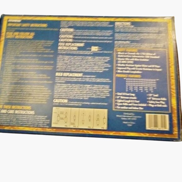 Icicle String Lights 100  White Wire Clear Bulbs Outdoor Indoor 10 Ft - Picture 7 of 10